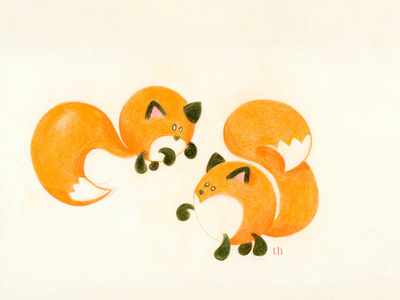 Family Fox illustration