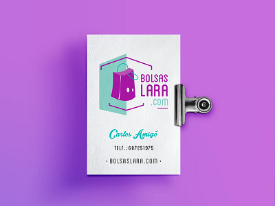 Bolsas Lara branding digital illustration logo vector