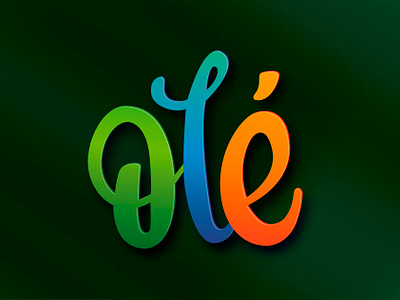 Ole Logo branding lettering logo typography vector