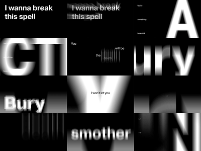 Muse. Kinetic Typography design typography