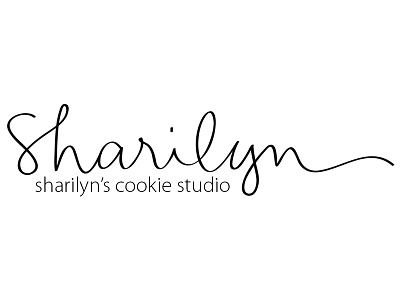 Logo For Cookie Bakery lettering logo script simple typography