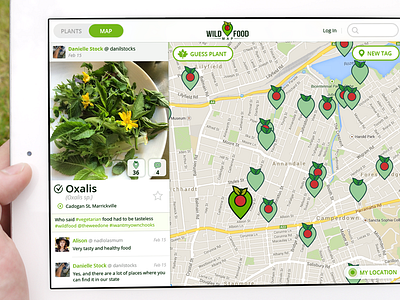 WildFood Map App