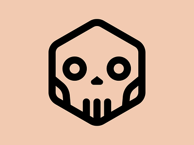 D20 Logo d20 die logo mark skull