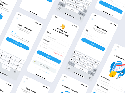 App Design For Forgot Password | Mobile App Design