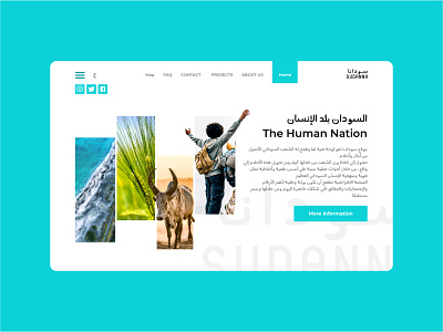 Sudanna.Life Landing Page bteal landing page manipulation photographer web webdesign website website design