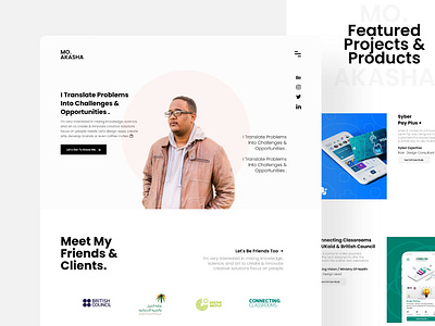 Creative Portfolio Landing Page