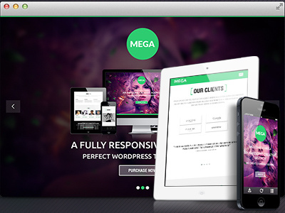 MEGA -Responsive onepage Parallax Template animate bootstrap3 creative css3 html5 mega onepage parallax portfolio template themeforest