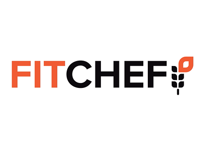 Fitchef logo adobe brand branding cook design identity illustrator kokako logo name