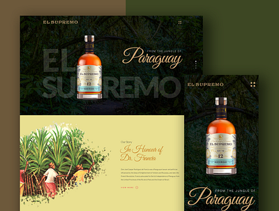 El Supremo Website Concept Design adobe photoshop adobe photoshop cc design designer graphic design landingpage ui uiux userexperience userinterface ux web website webui