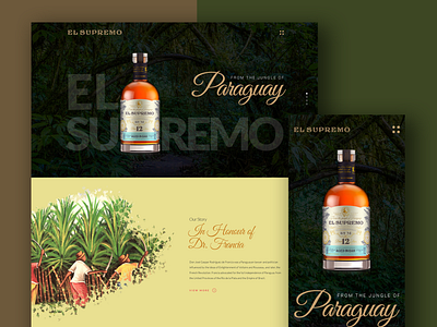 El Supremo Website Concept Design