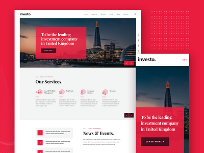 Investo Agency Website Design
