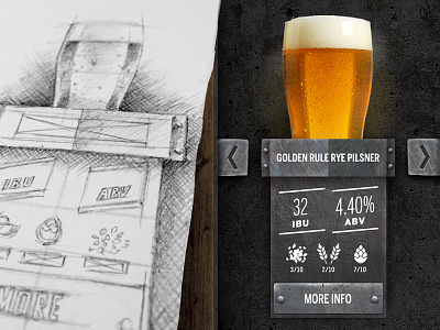 The Beer Slider beer slider design beer website ui design website design