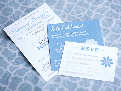 Weir Wedding invitations invites print typography wedding wedding invitations