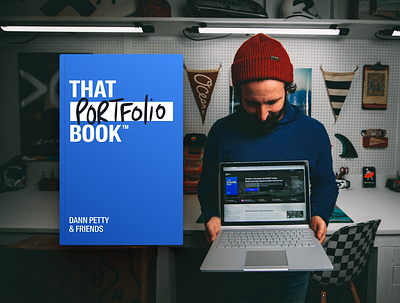 That Portfolio Book - now available for pre-orders article audio background image book brand design branding course editorial home page homepage landing page logo typography video website