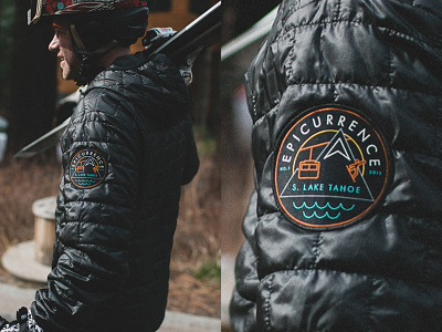 Epicurrence No.1 Woven Patch badge branding epicurrence identity jacket logo patagonia patch skiing snowboarding