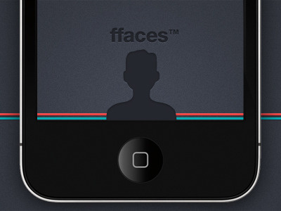 ffaces app teaser app awesomesauce iphone logo mobile texture type