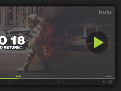 Hulu Video Player controls ui video video player