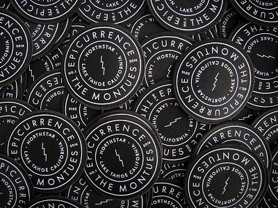 Epicurrence—The Montues Patches badge conference event identity logo patches