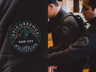 Epicurrence No.3 Patagonia Jackets badge conference event identity jacket logo patch