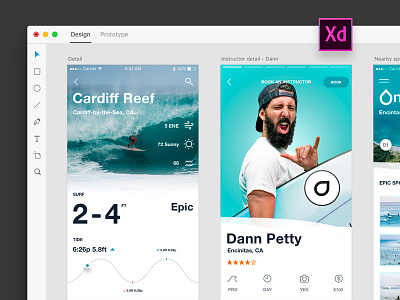 Adobe Xd — Onshore App Design adobe demo design download iphone app ui ux website xd