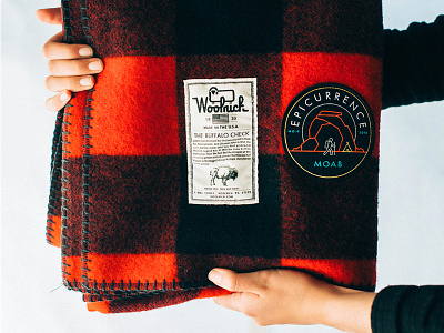 Event Patch — Epicurrence No.4 Moab badge blanket conference emblem epicurrence event identity logo patch schwag swag