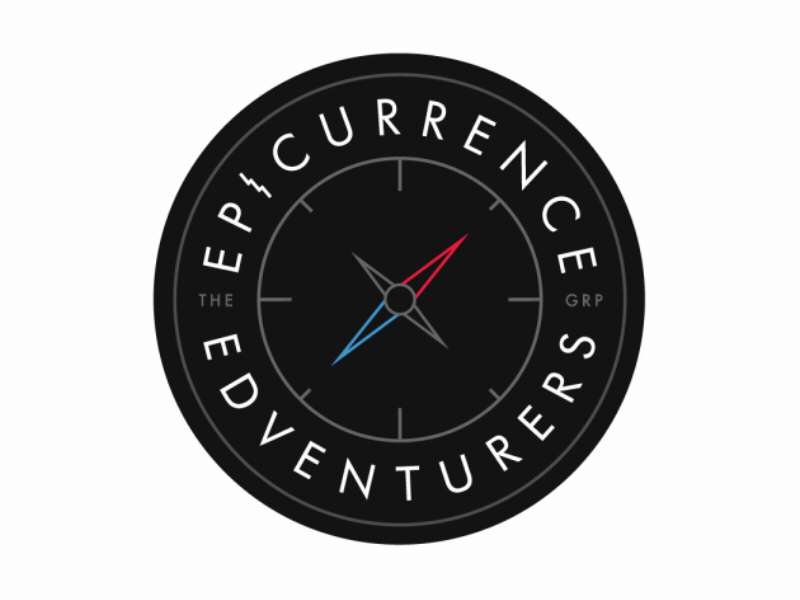 Epicurrence Edventurers — FREE Design Education badge compass epic epicurrence identity logo non profit patch