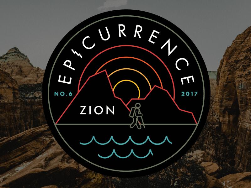 Epicurrence No.6 Zion National Park! conference diversity epic event home page homepage interface landing page ui ux video website