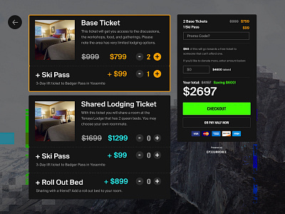 Ticket Platform for Events app conference events platform shopping tickets