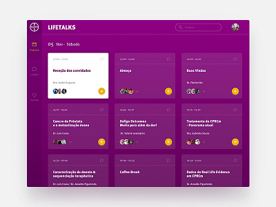 Bayer | Lifetalks bayer conference dashboard design interface layout pharma portugal ui ux web webdesign