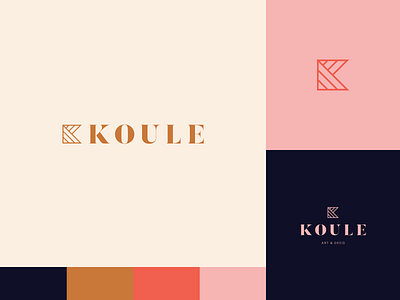 Koule brand branding decor design home k koule logo logotype portugal symbol typography