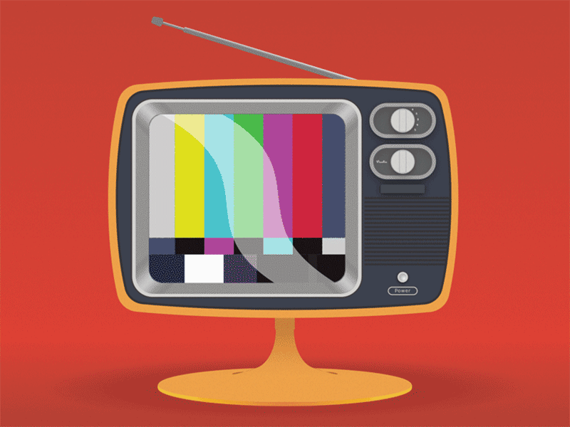 TV animation animated gif tv