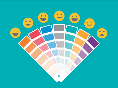 Colors are fun colors illustration palette smileys