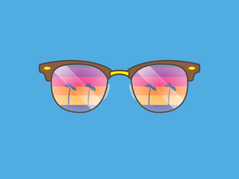 30-minute Challenge — Sunglasses By Neal Sanchez On Dribbble