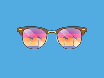 30-Minute Challenge — Sunglasses 30 minute challenge illustration sunglasses