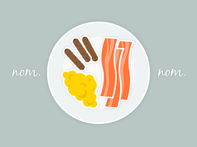 Dribbble Challenge — "The Perfect Breakfast"