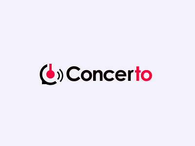 Concerto Logo Design Logo Core Challenge. app app logo app ui brand identity branding concert design illustrator logo music app