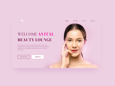 Beauty Saloon  | UI UX WEB DESIGN