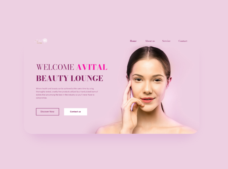 Beauty Saloon | UI UX WEB DESIGN by Md Said on Dribbble