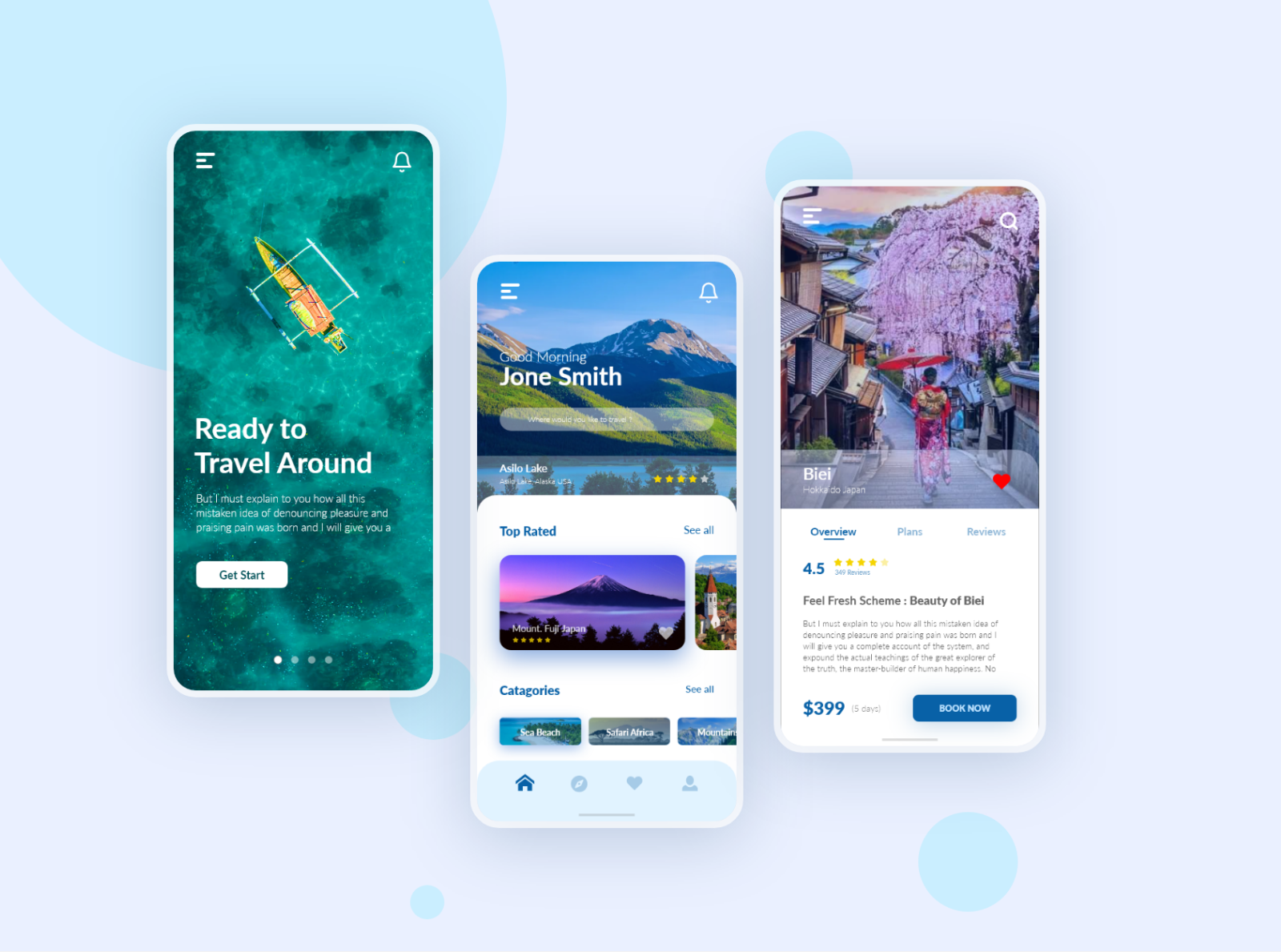 Travel APP | UI UX design by Md Said on Dribbble