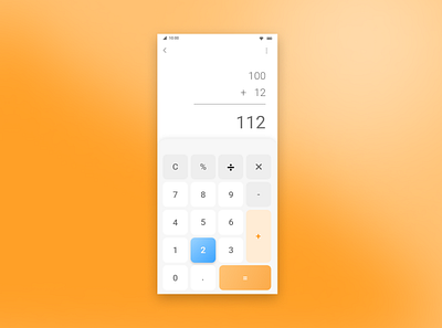 Day 4: Calculator Daily UI Challenge. app calculator daily ui design mobile ui uiux user experience user interface ux