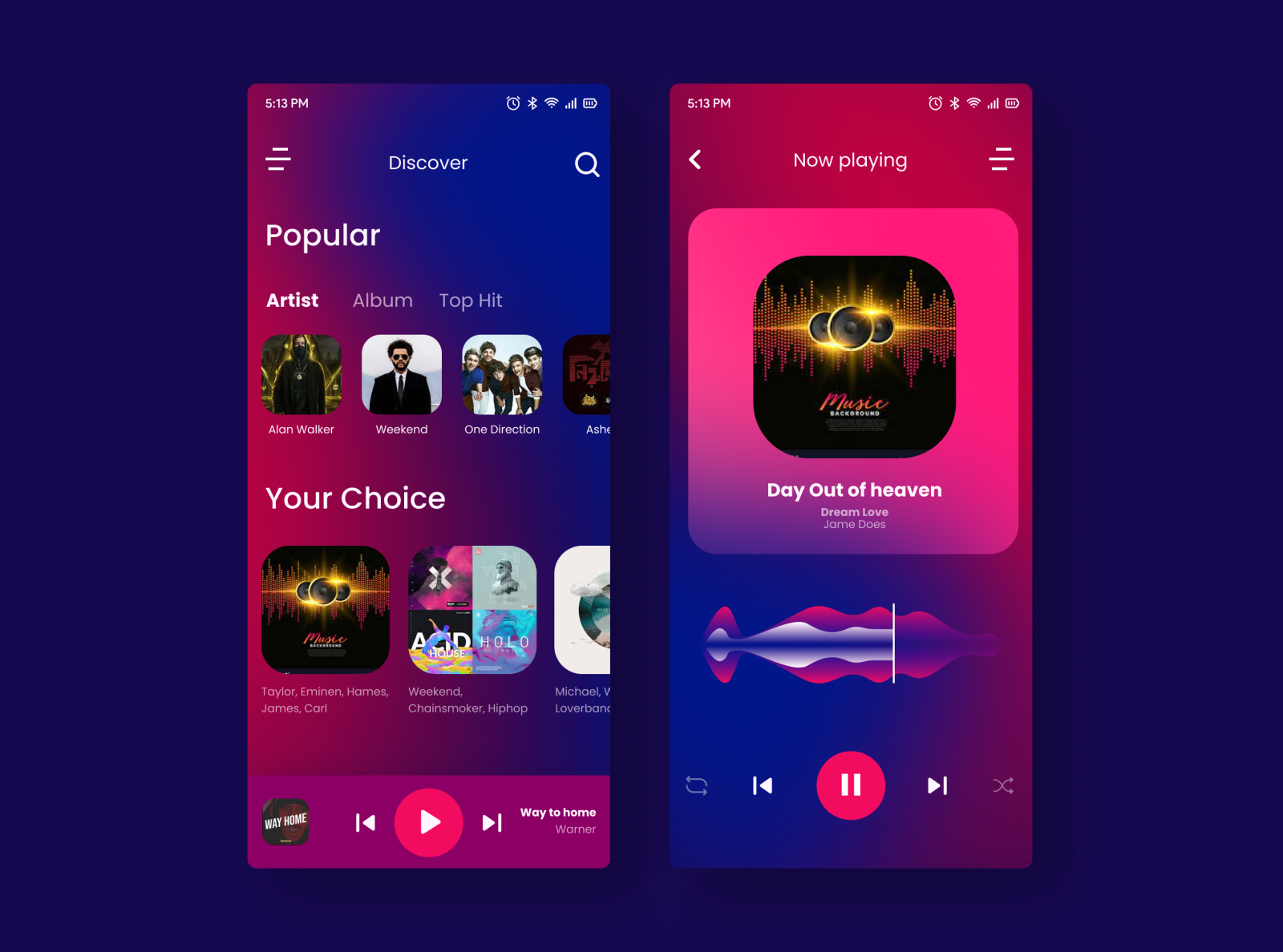 day-9-music-player-app-daily-ui-challenge-by-md-said-on-dribbble