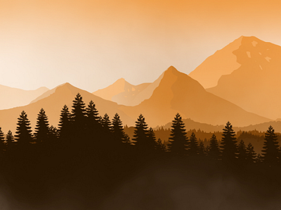 Landscape Vector Art - Nature Beauty