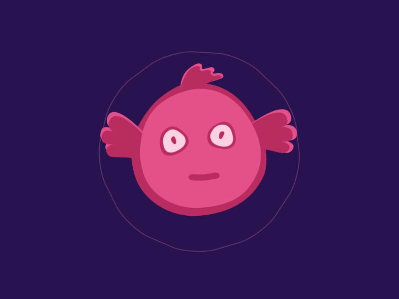 Hello, dribbble animation art flat hellodribbble icon illustration illustrator logo minimal motiongraphics pink vector