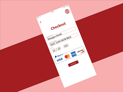 Daily UI #002 | Credit Card Checkout 002 checkout form checkout page credit card credit card checkout creditcard daily ui 002 dailyui