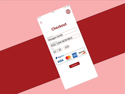 Daily UI #002 | Credit Card Checkout