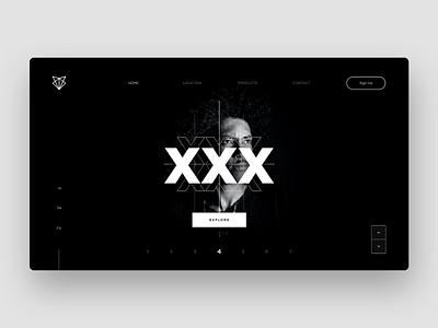 Abstract Web Design Concept