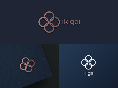 ikigai Logo - Architectural Studio Branding architecture art brand identity brand strategy branding branding agency design design system flat design illustration logo minimalist typography ui uiux vector visual design visual identity