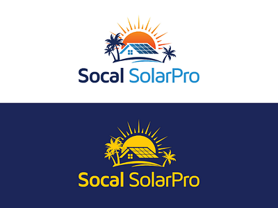Solar Logo for #usaclient banners branding business card company brochure flat logo flyer graphic design latter logo logo design minimalist logo social media cover