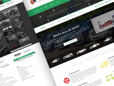 HGreg.com redesign cars green redesign vibrant website
