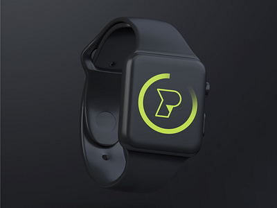 Fitness Brand apple watch branding exploration fast fitness fitness logo icon lettermark logo mark p logo strategy ui ux